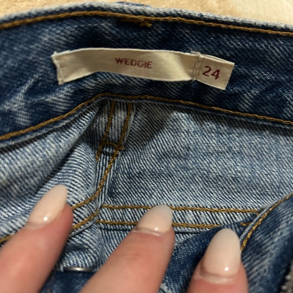 Levi’s high rise straight leg wedgie jean - Picture 2 of 2